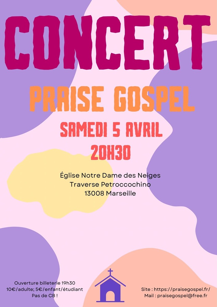 Affiche du prochain concert