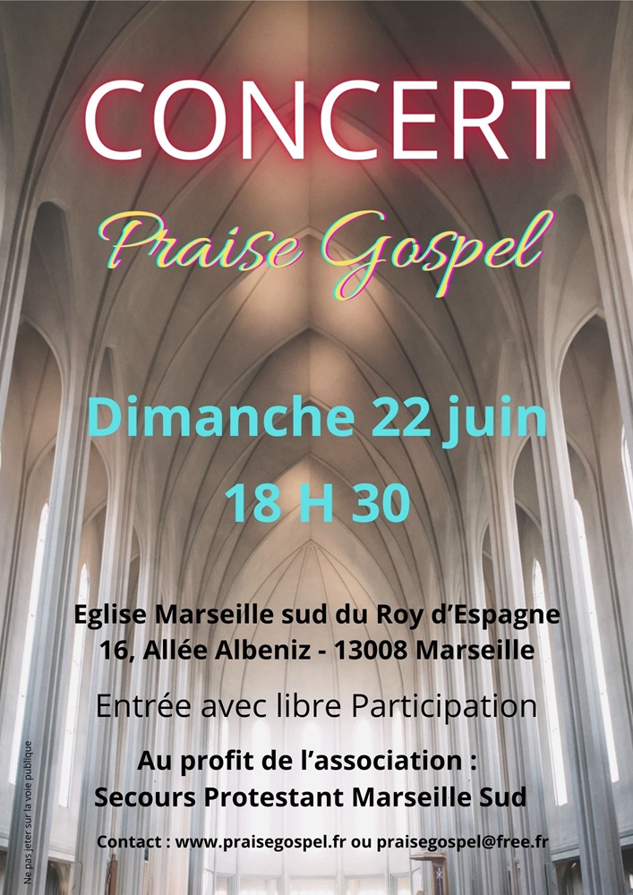 Affiche du prochain concert